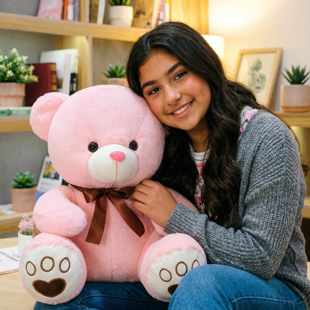 Bow-Knot Teddy Bear Plush