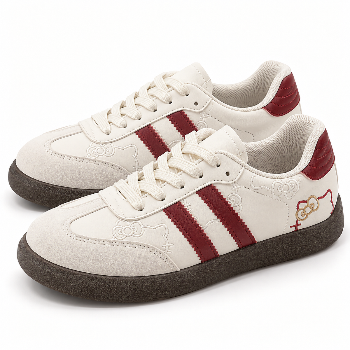 Kawaii Kitty Low-Top Sneakers
