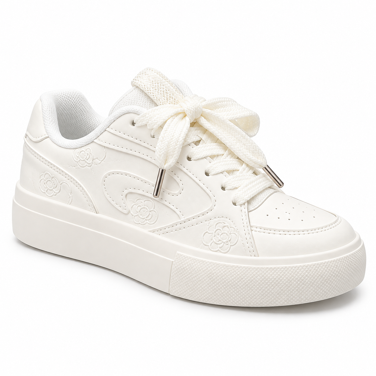 Floral Platform Sneakers
