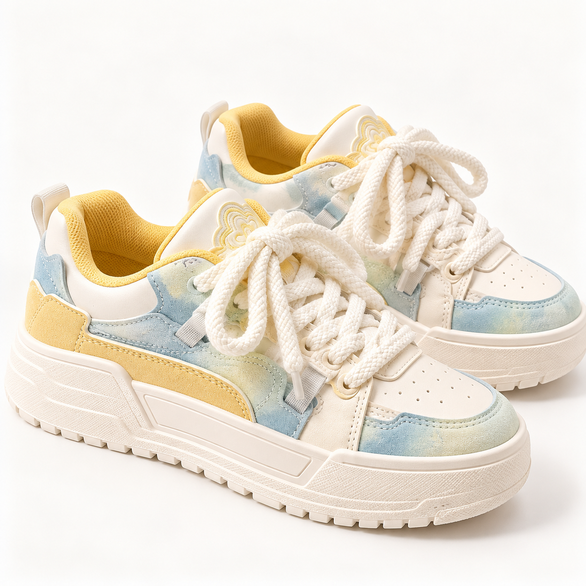 Pastel Cloud Platform Sneakers