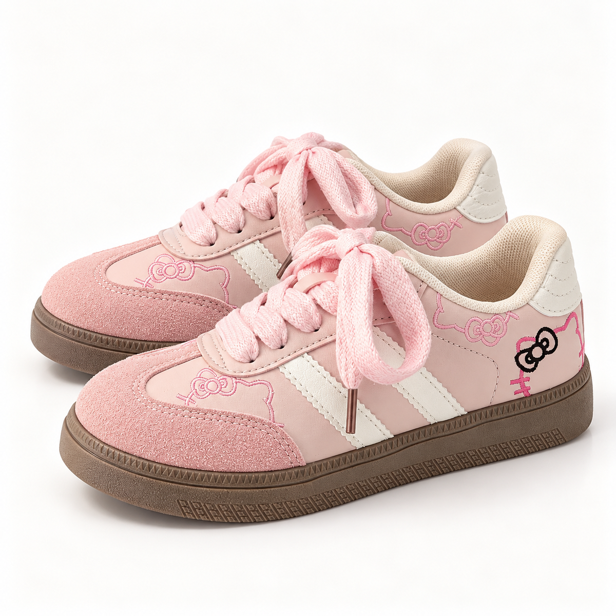Kawaii Kitty Low-Top Sneakers