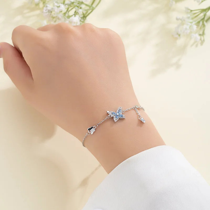 Blue Butterfly Bracelet