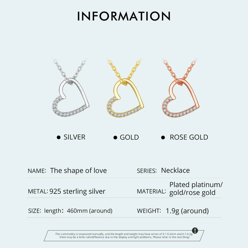 Open Heart Necklace