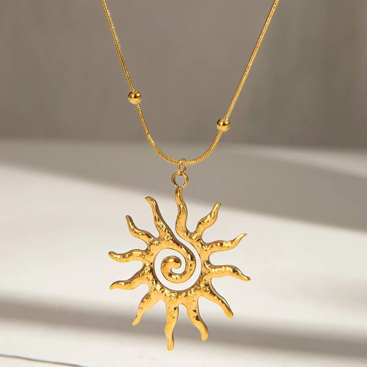 Spiral Sun Jewelry