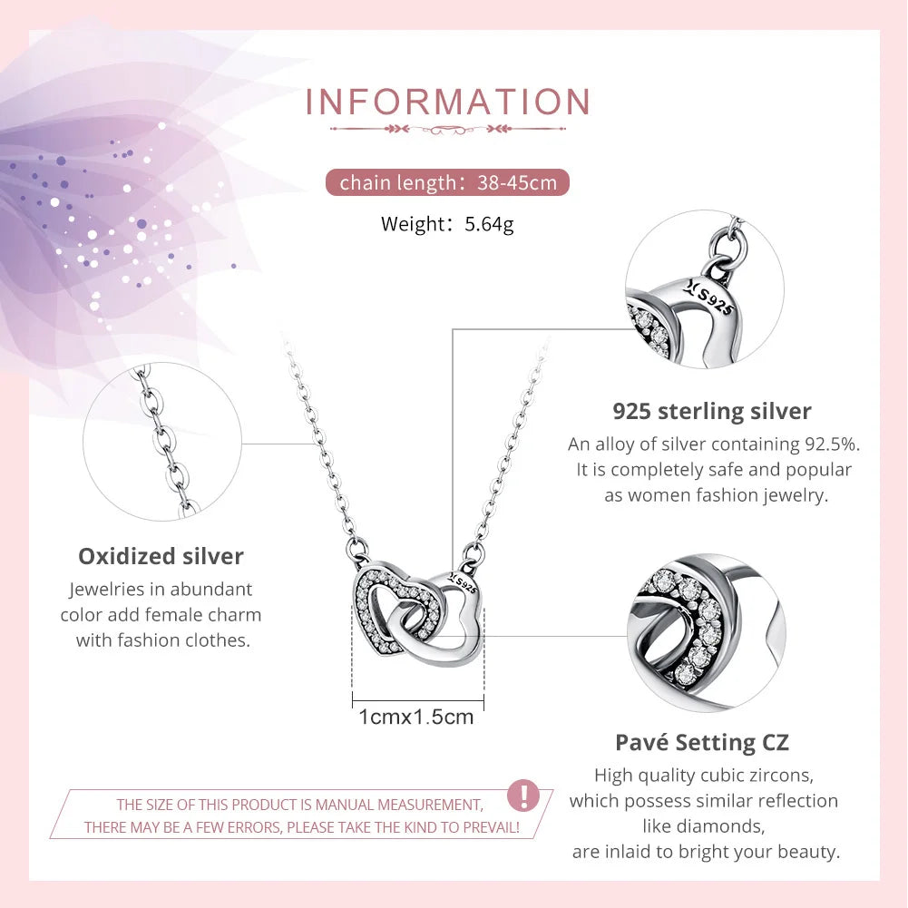 Linked Heart Necklace