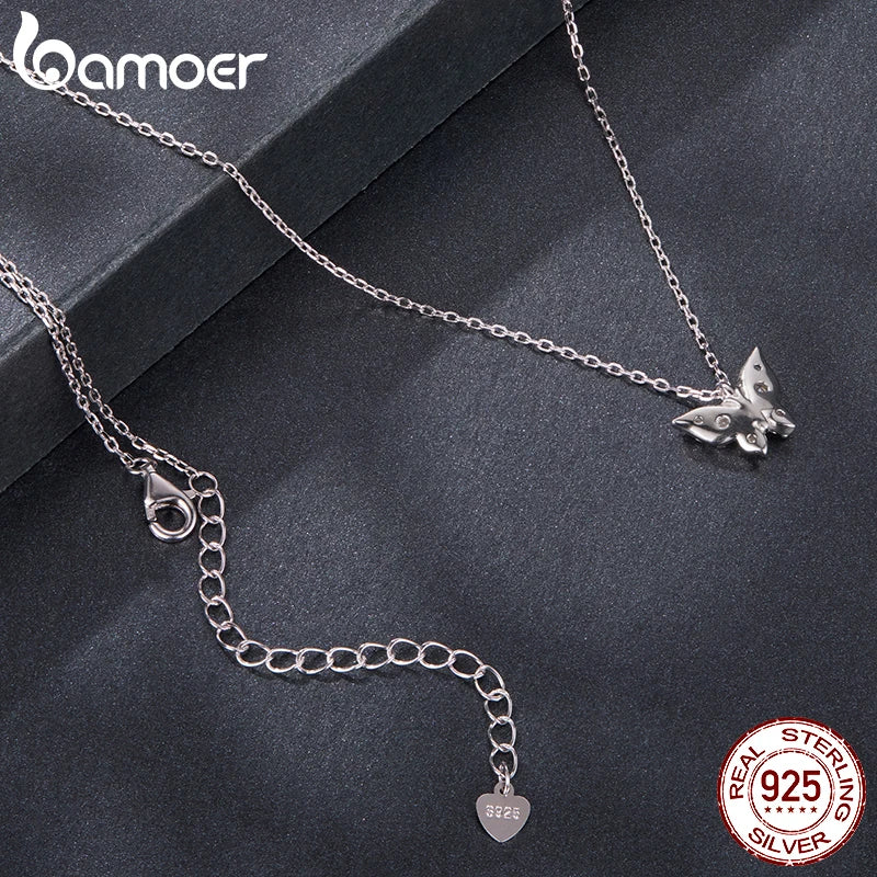 Moissanite Butterfly Necklace