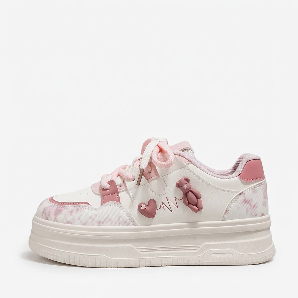 Bear Heartbeat Sneaker Clean Side View
