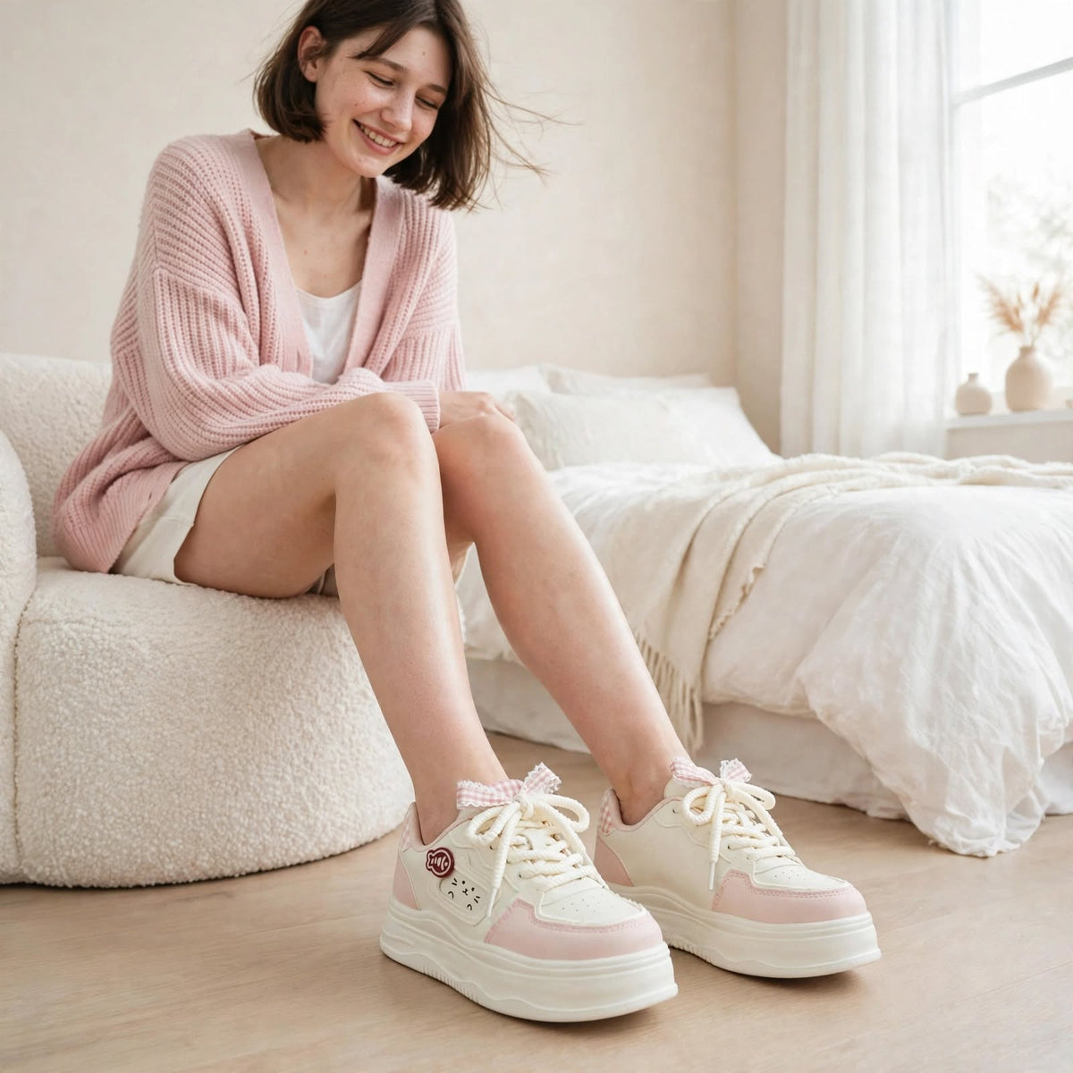 Kawaii Character Platform Sneakers