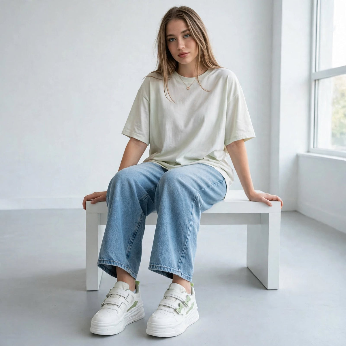 Kawaii Bow Platform Sneakers