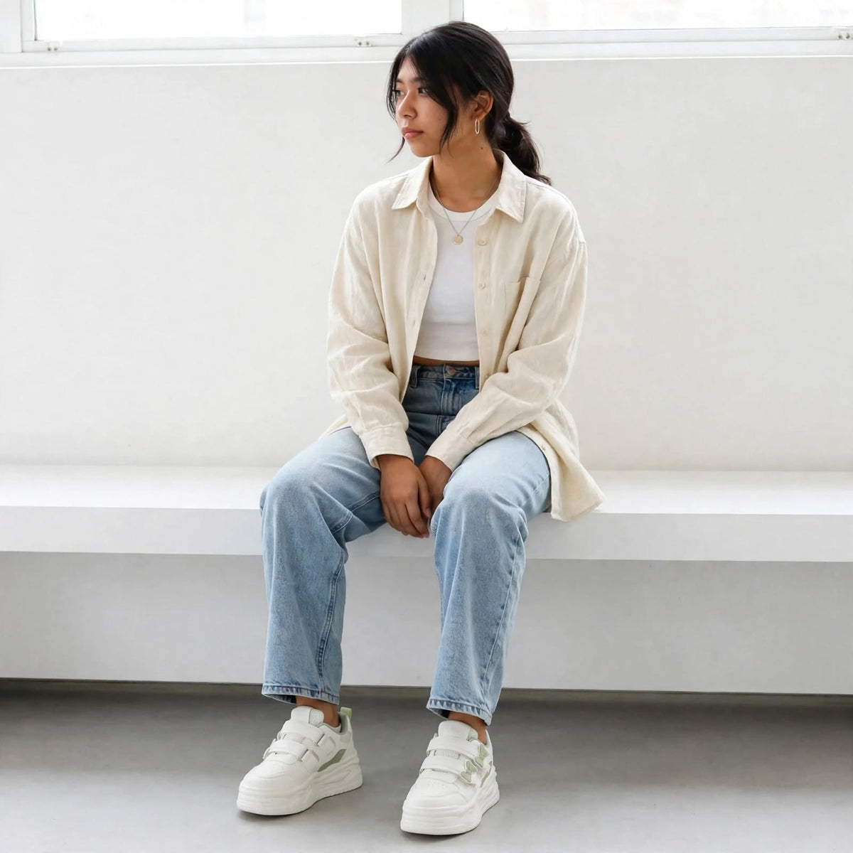 Kawaii Bow Platform Sneakers