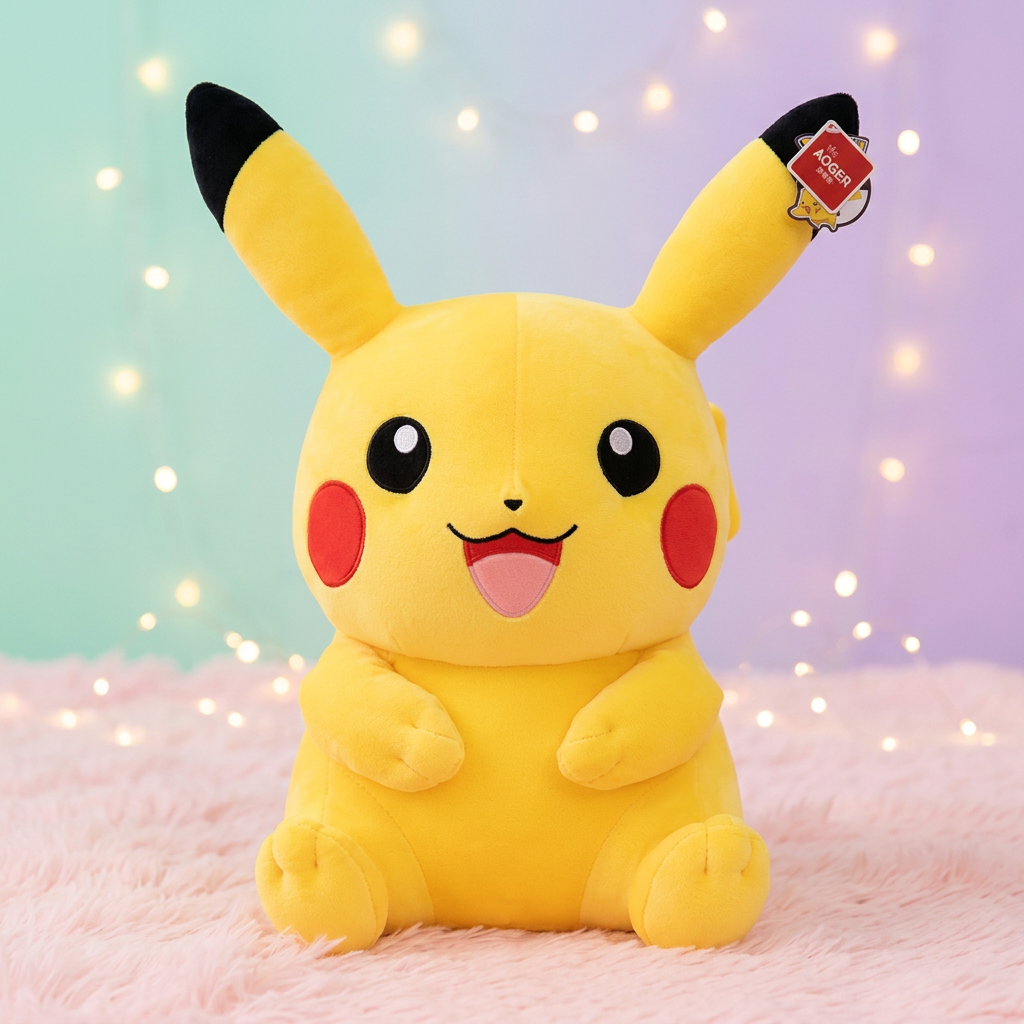 Pikachu Happy Smile - Kawaii Enhanced