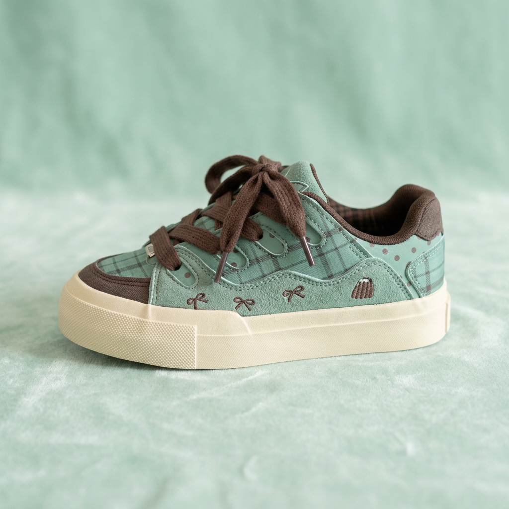 Mint green kawaii sneaker - editorial batch 2