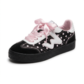 Polka dot kawaii sneaker - clean white studio