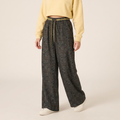 Black Paisley Daydream Pants, three-quarter fit