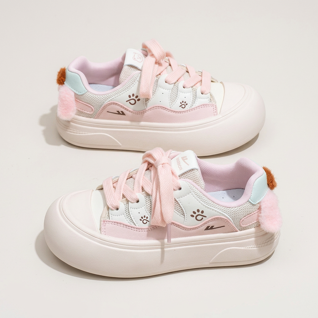 Kawaii Paw Sneaker Pair View