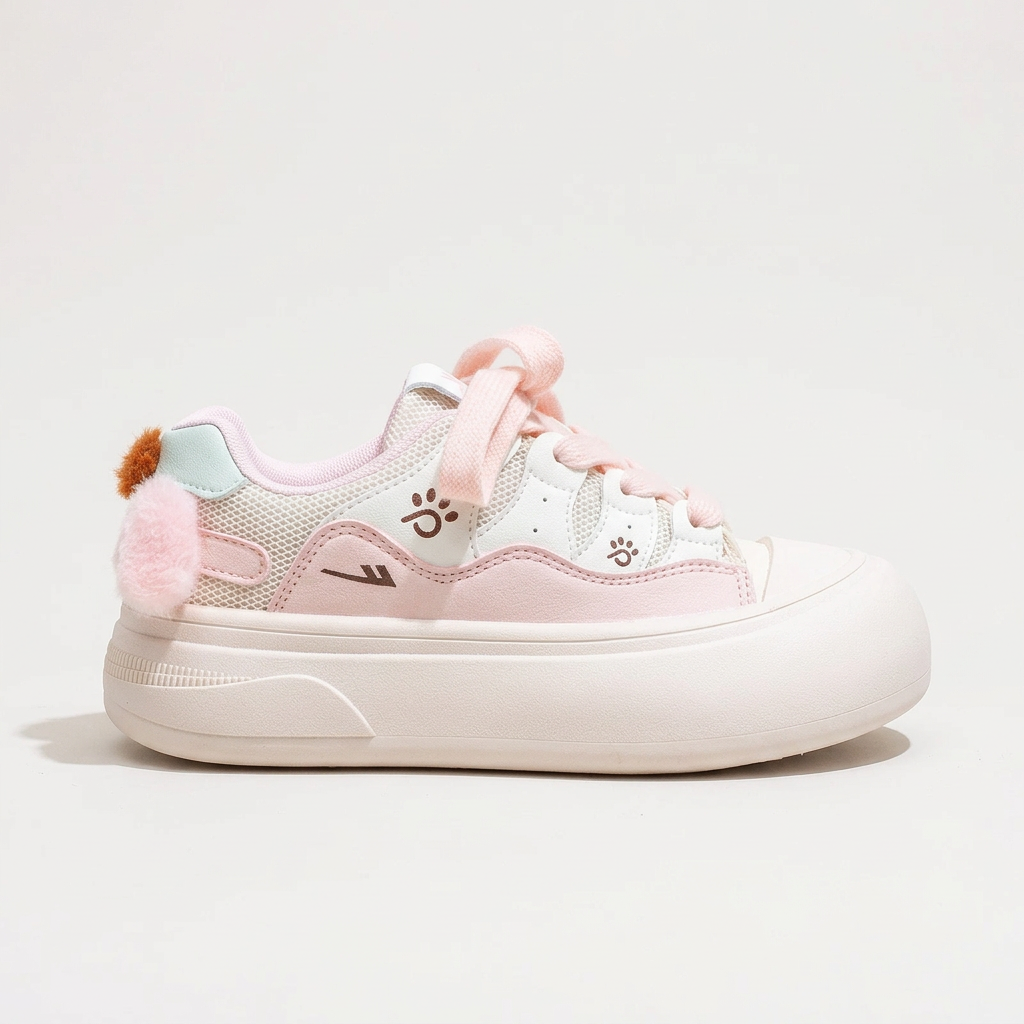Kawaii Paw Sneaker Single Side View