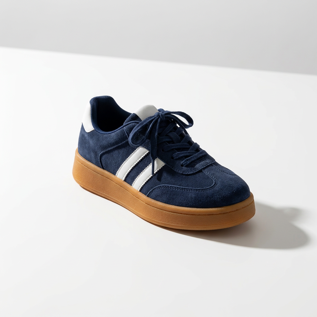 Navy Sneaker Editorial