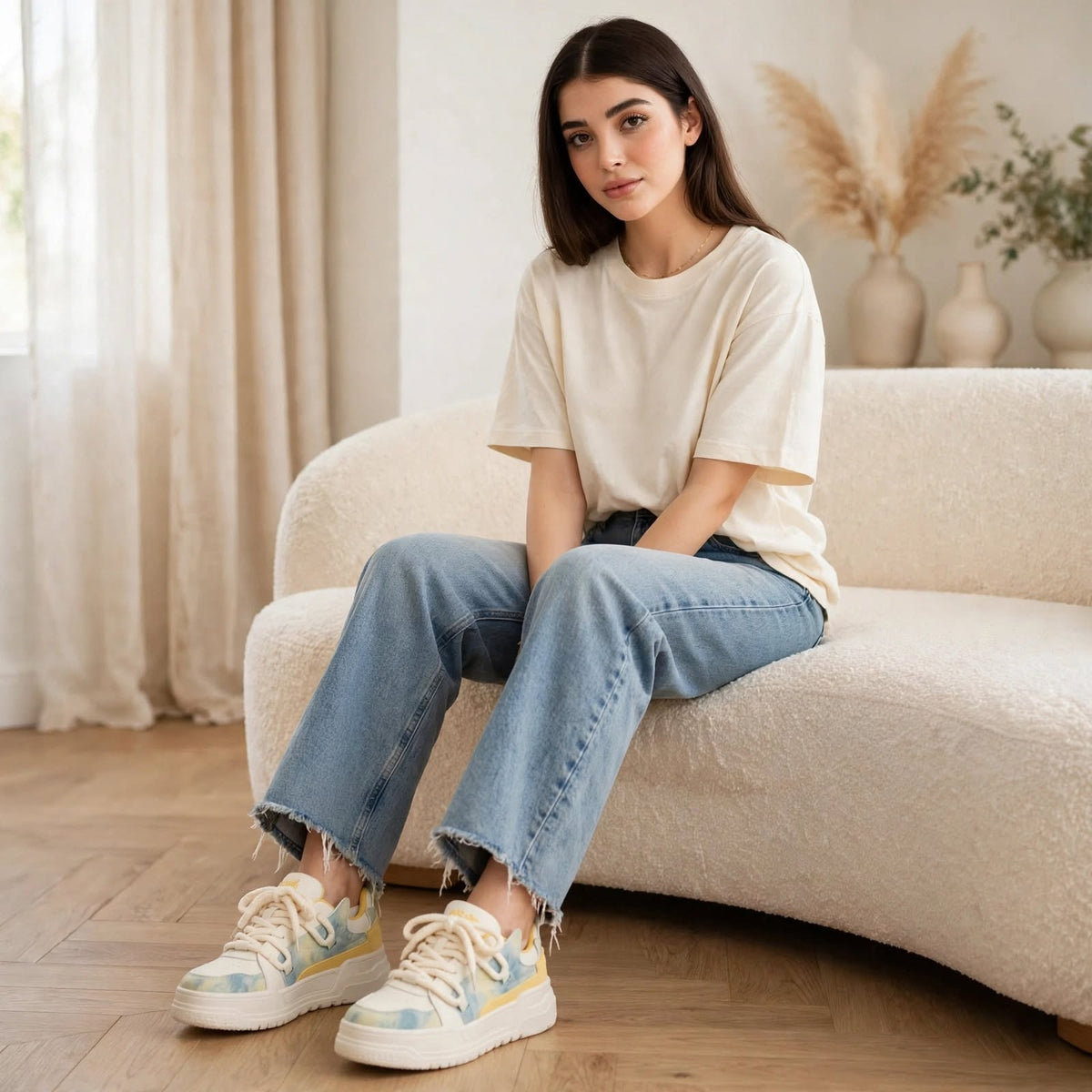 Pastel Chunky Platform Sneakers