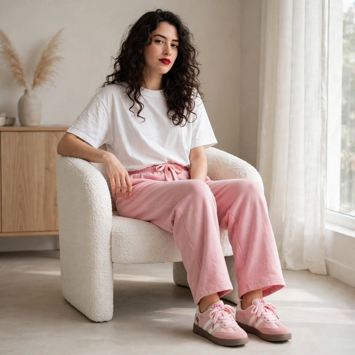 Kawaii Kitty Low-Top Sneakers