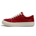 Red sneaker side view
