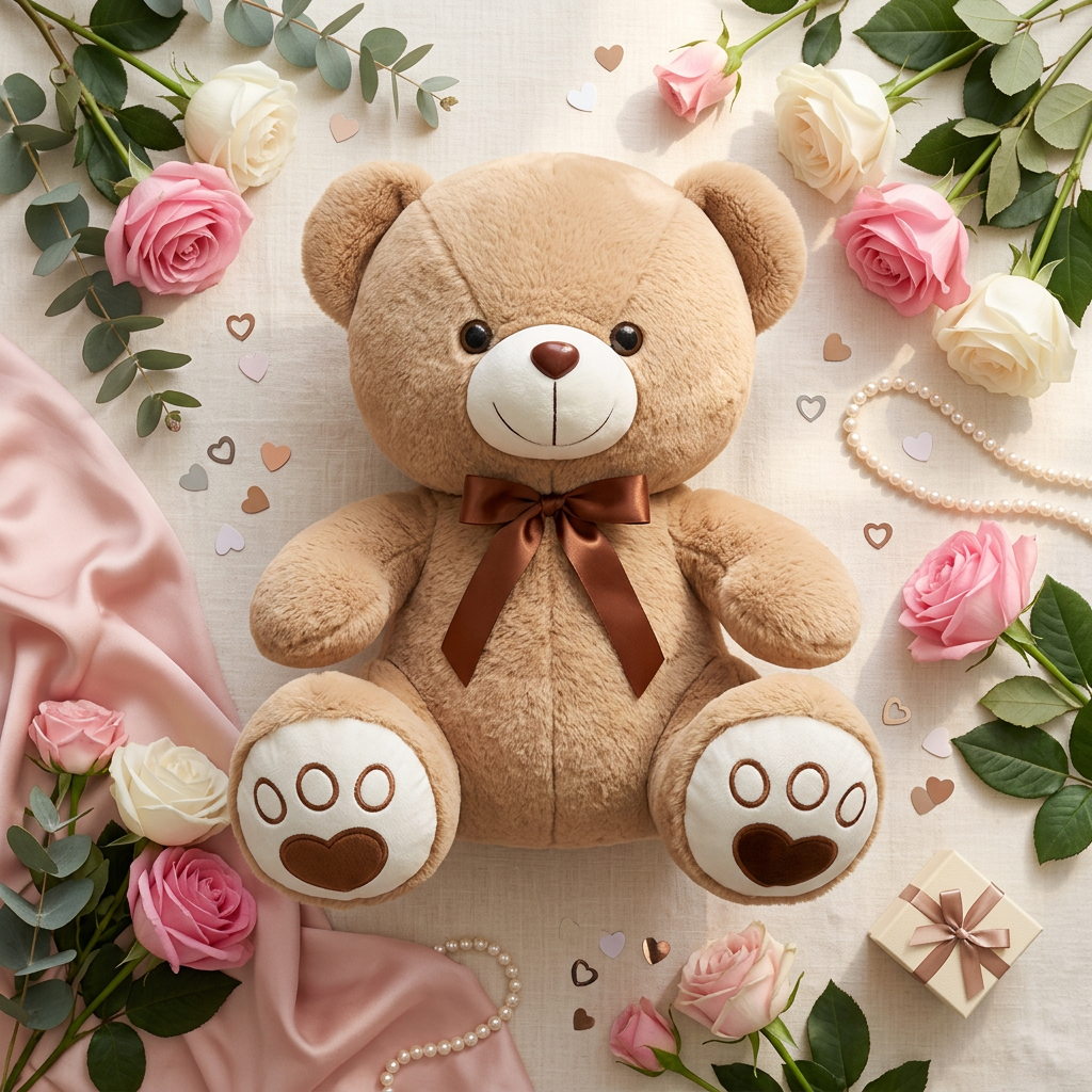 Teddy Bear Flat Lay v2