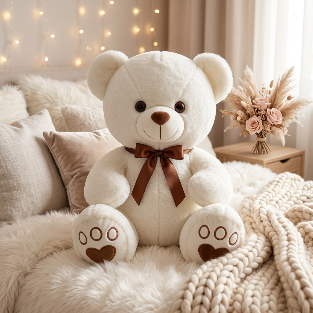 White Teddy Bear Lifestyle